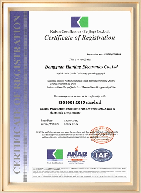 ISO9001-2015认证（英文）